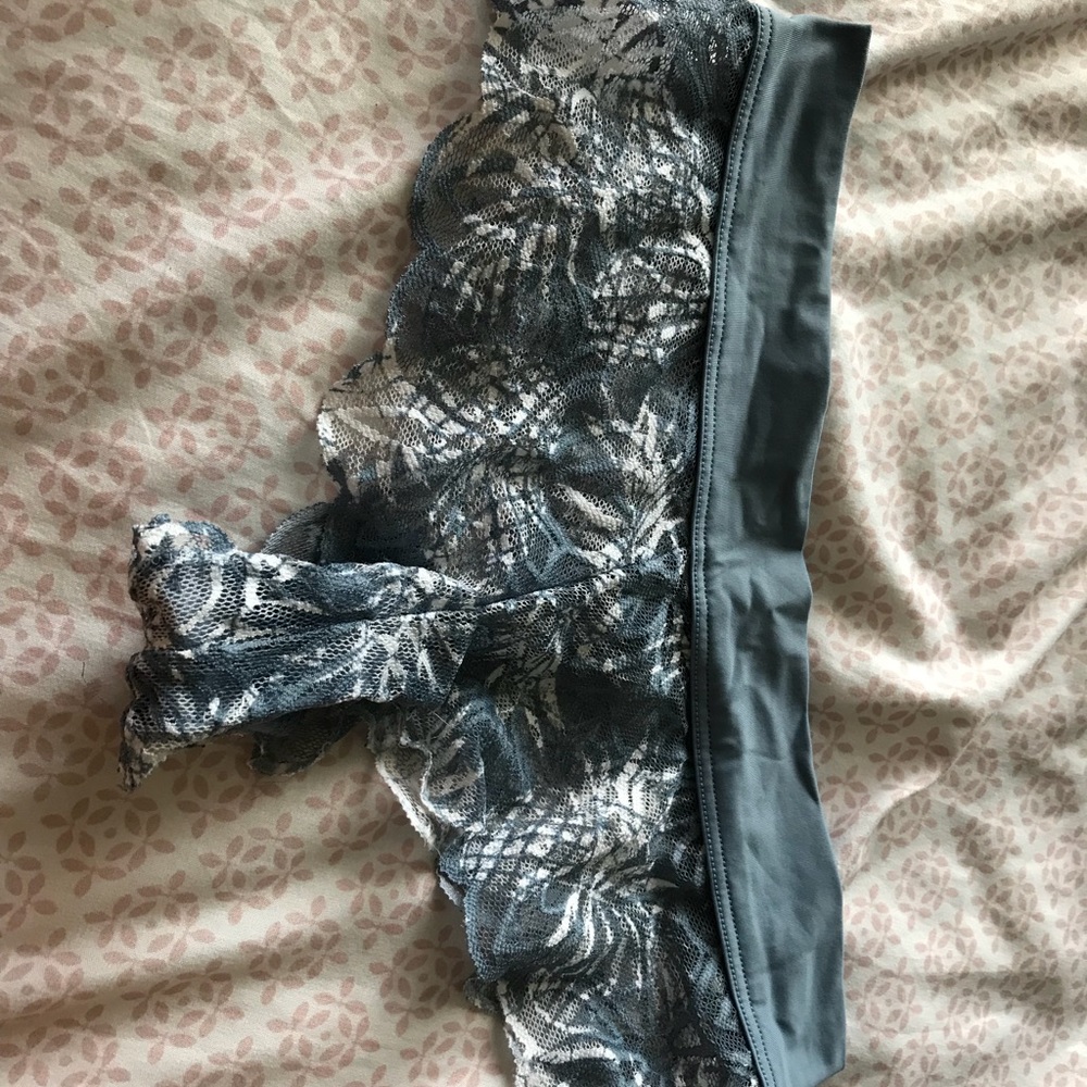 VS PINK BLUE CHEEKSTER PANTIES